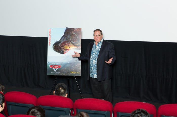 プレゼンテーションを行ったジョン・ラセター(C)Disney