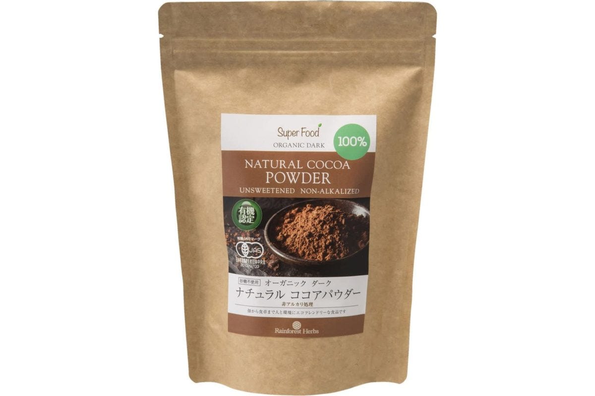 レインフォレストハーブナチュラルココアパウダー 