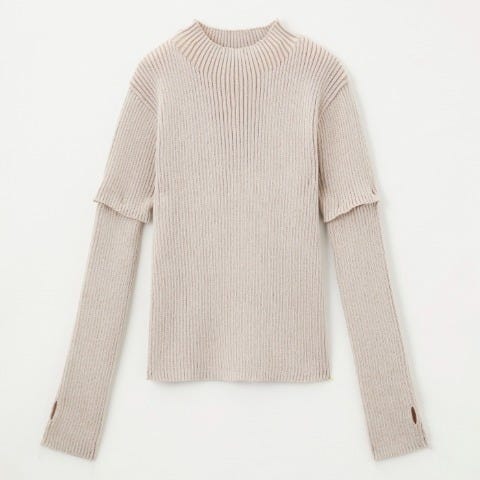 しまむら　しまパト　レディース　おすすめ　オススメ　アイテム　優秀　コスパ　プチプラ　2023　トップス　2PINK　ニット　アームカバー　セット