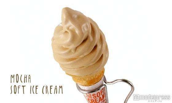 名物のモカソフトアイスクリーム