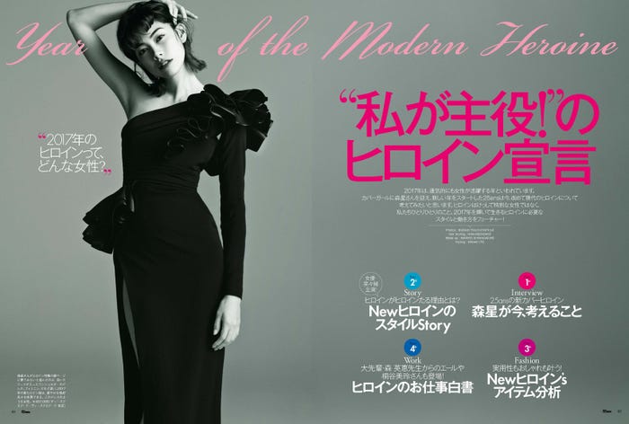 森星/「25ans(ヴァンサンカン)」1月号より(画像提供:ハースト婦人画報)