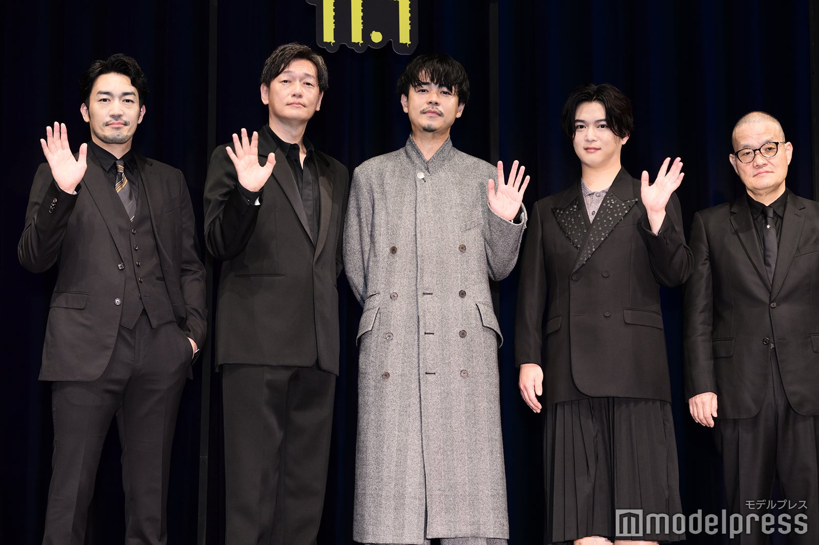 大谷亮平、井浦新、成田凌、千葉雄大、中田秀夫監督（C）モデルプレス