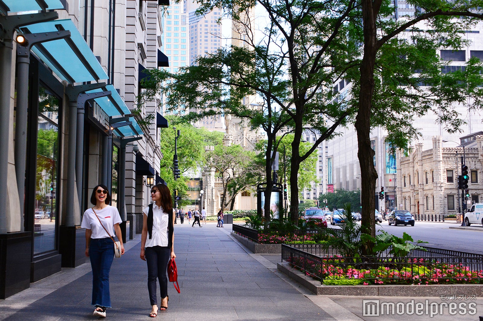 シカゴ随一のショッピングエリア・マグニフィセントマイル（C）モデルプレス