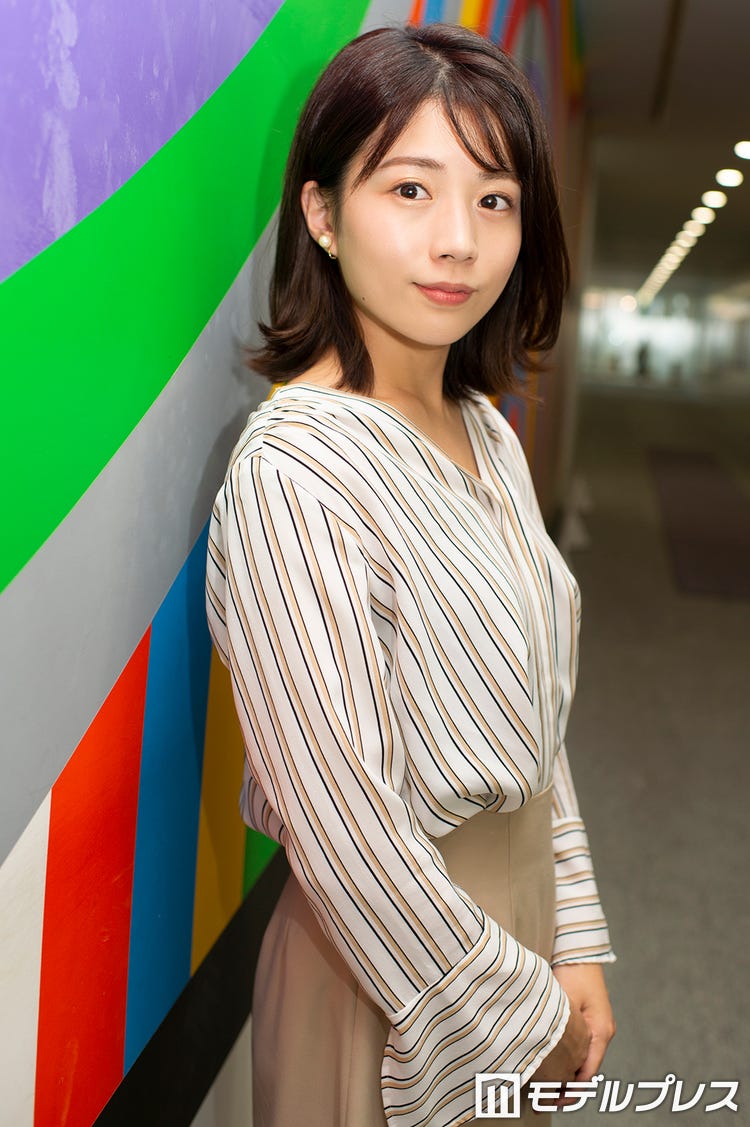 画像1 7 テレ朝田中萌アナ 涙ぐみながら語った転機 素の自分で話せたのが大きかった Abema News モデルプレス アナウンサー連載vol 4 モデルプレス