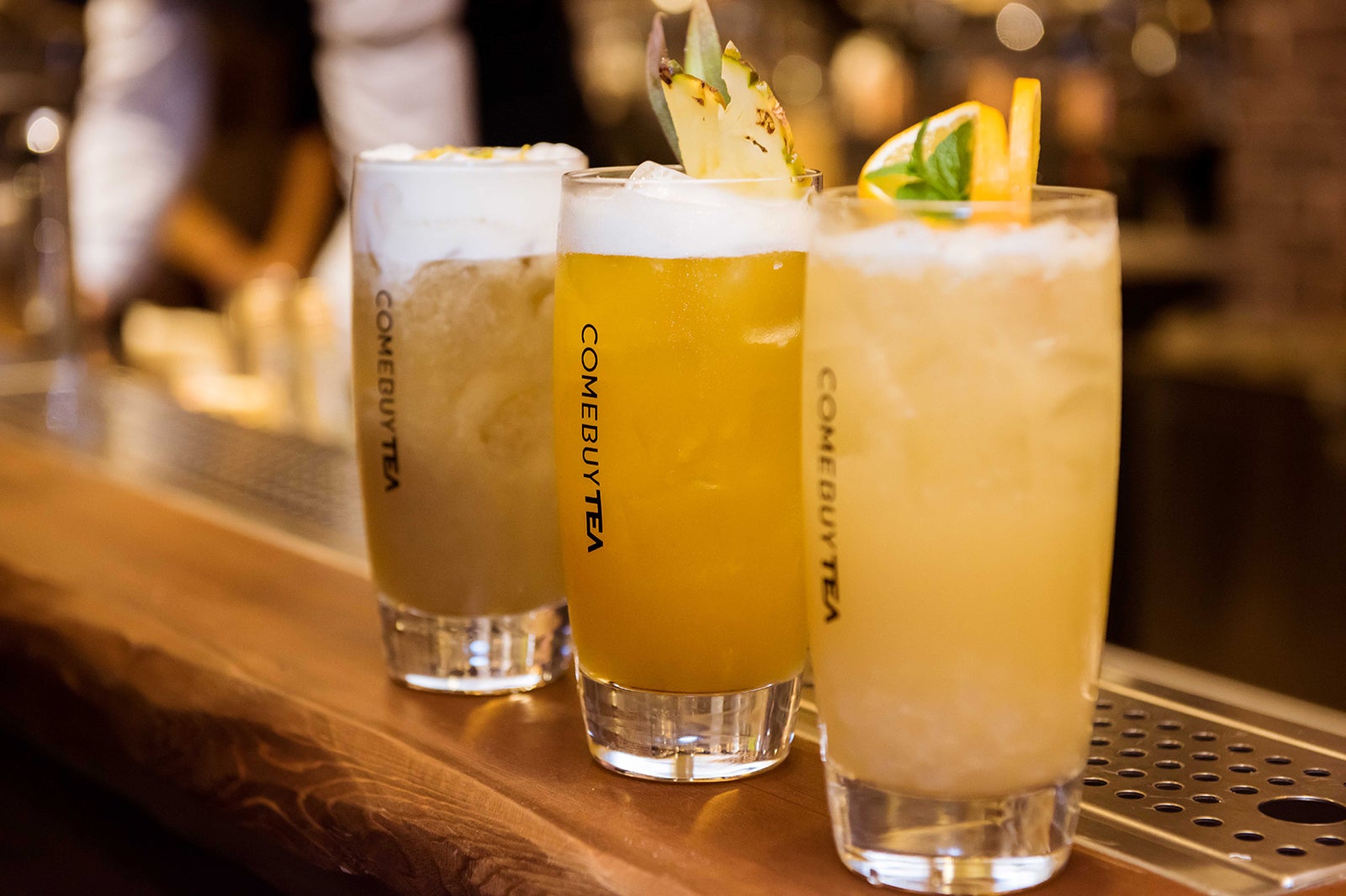 「COMEBUYTEA」ドリンクイメージ／画像提供：TSUTAYA