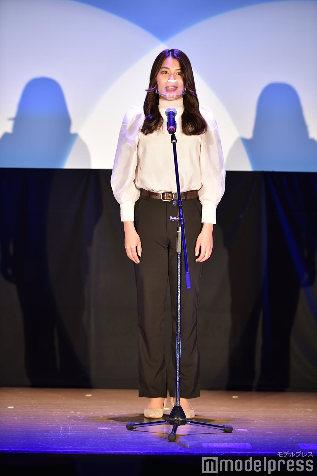 「第2回学生アナウンス大賞」1分間スピーチの様子（C）モデルプレス