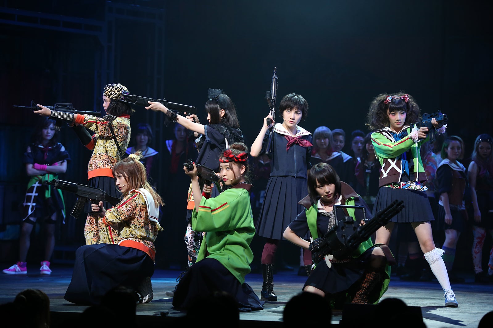 舞台「マジすか学園～Lost In The SuperMarket～」公開ゲネプロより（C）AKS