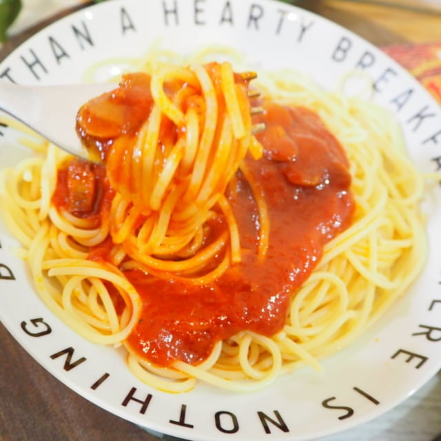 カルディナポリタンはかけるだけでおいしい