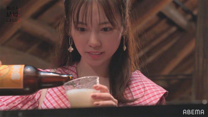 島崎遥香/「私たち結婚しました3」(C)AbemaTV, Inc.