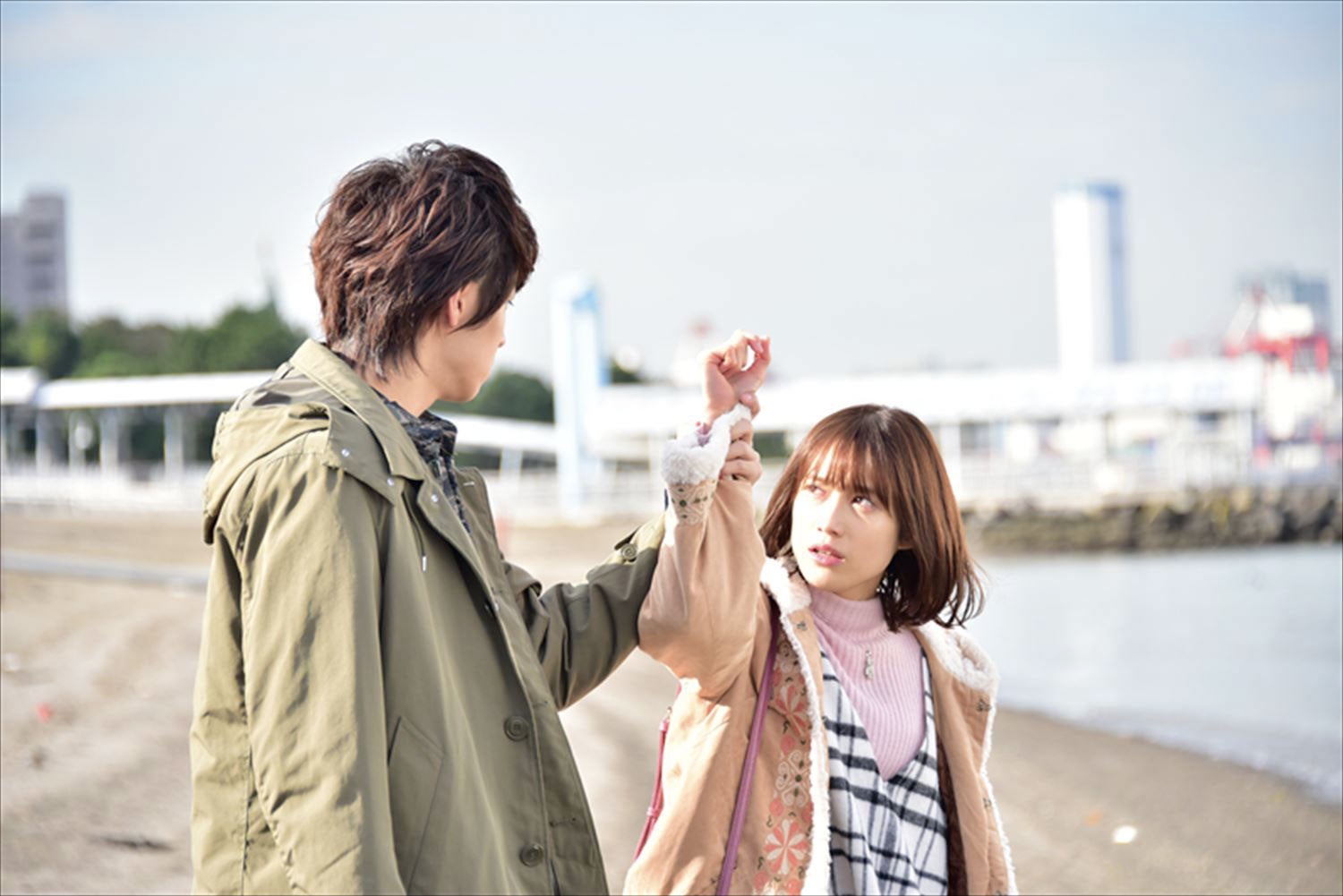 松尾太陽、中村ゆりか（C）エイベックス通信放送／フジテレビジョン