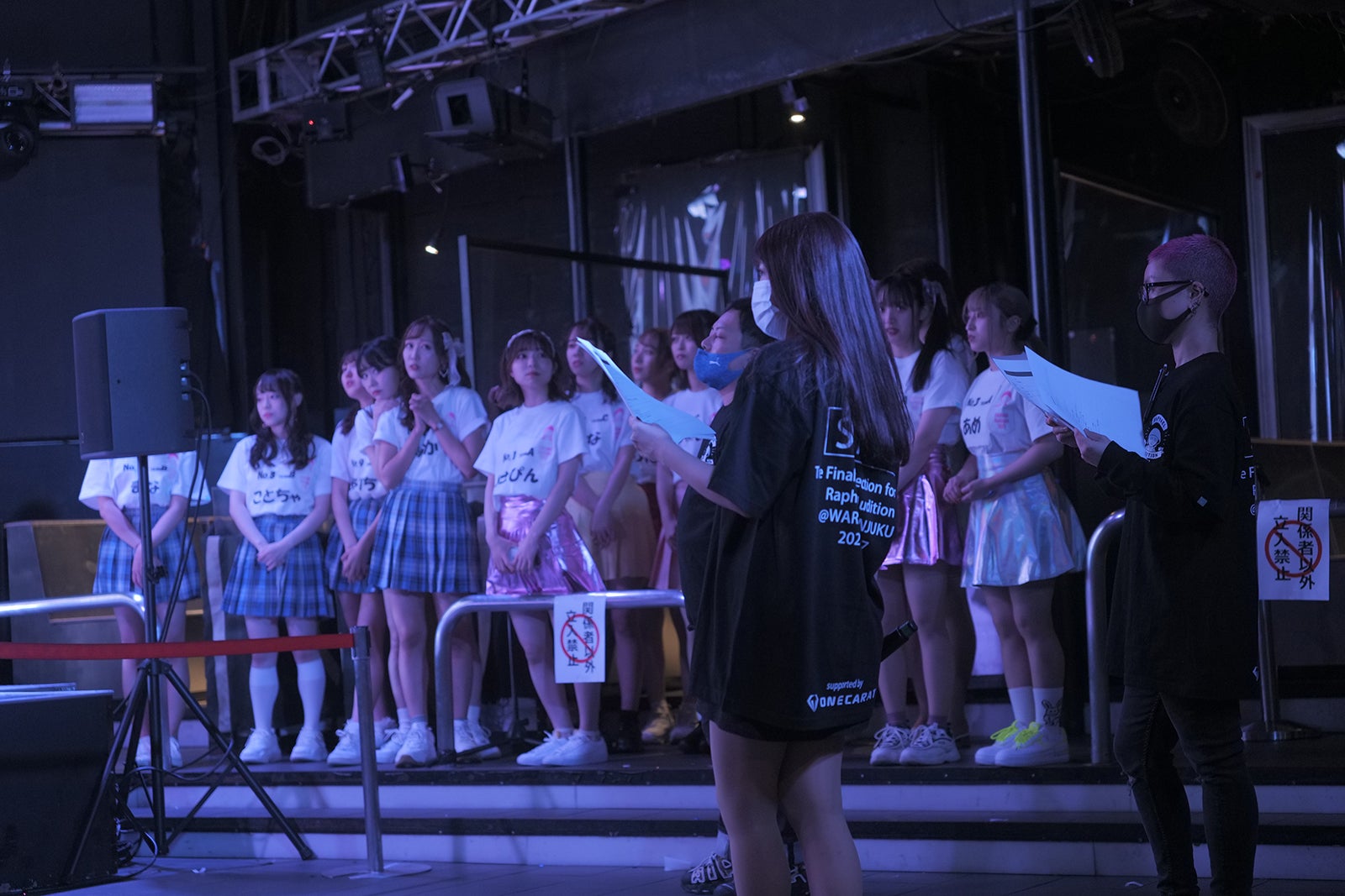 「ラファエルプロデュースアイドル」最終審査より（提供写真）