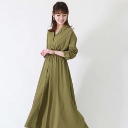 頑張りたい日は「締め付けなくてオシャレな服」がいい! 手抜き感ゼロの楽ちん春ワンピ♪