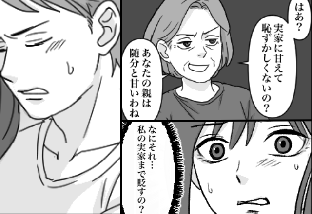 仕送りしてくれた嫁の母まで“貶す”義母！？しかし⇒限界の嫁を見て、ついに夫が動いた話。