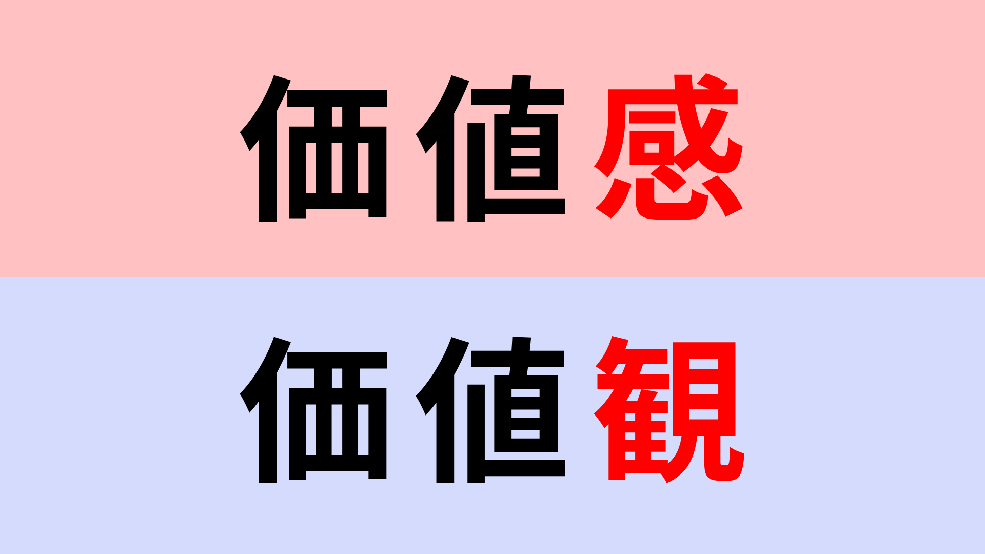 【漢字クイズ】「価値感」or「価値観」正解はどっち？正しく覚えられてる？
