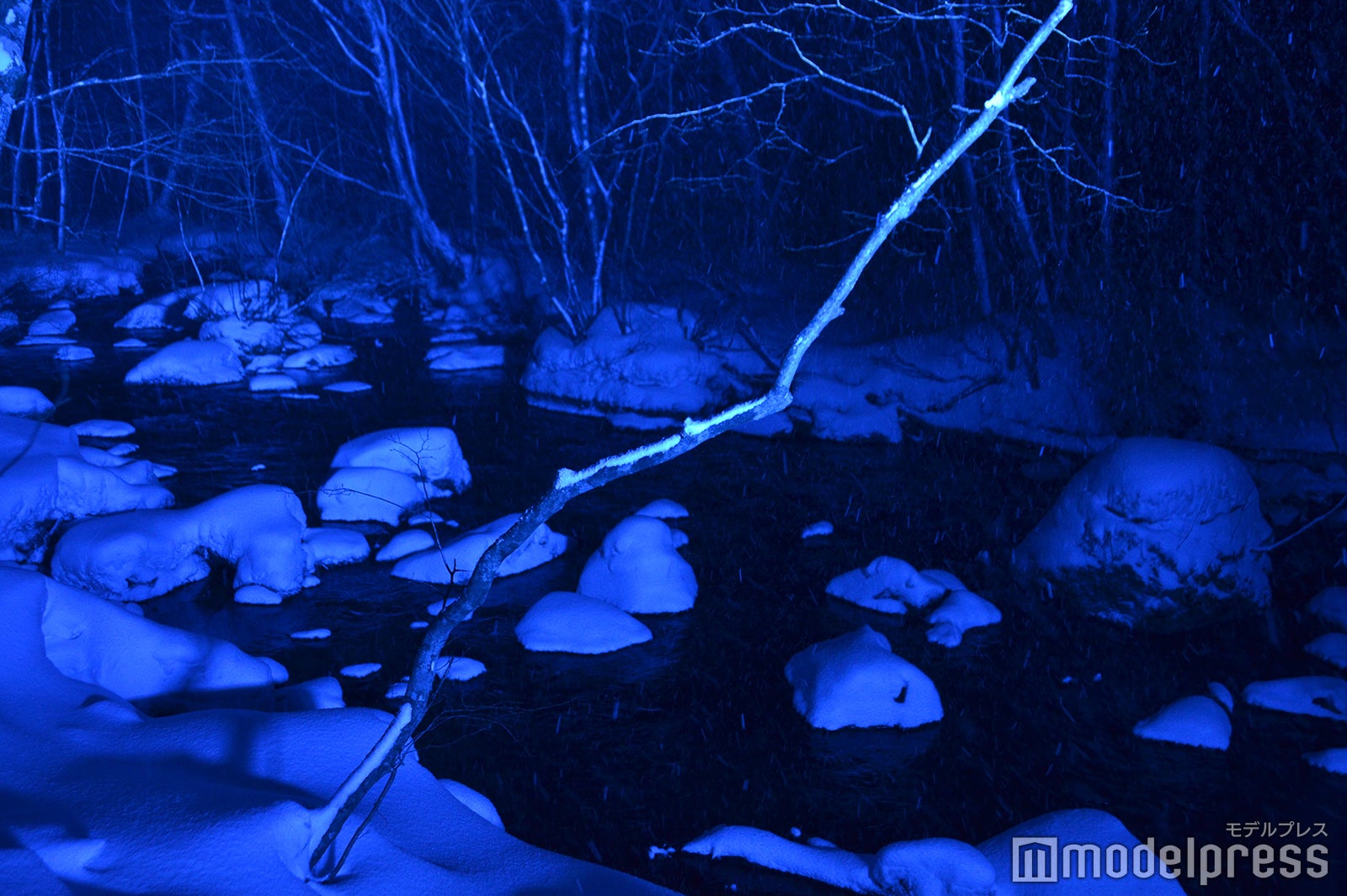 氷瀑ライトアップツアー／三乱の流れ（C）モデルプレス