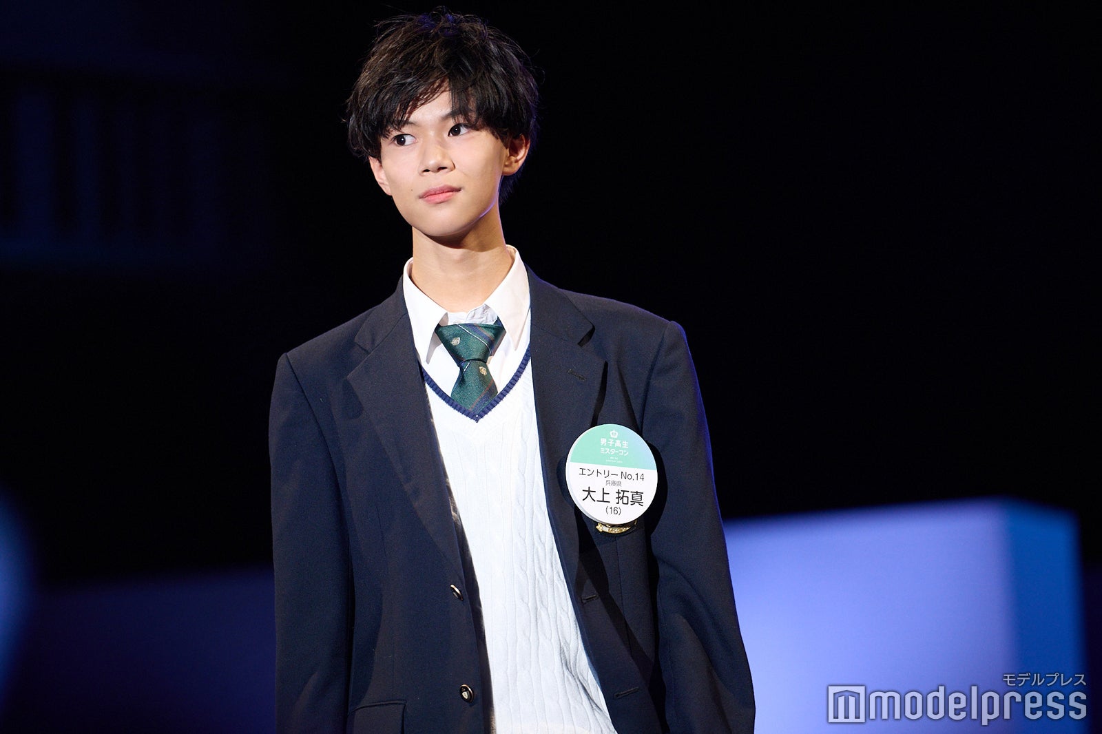 大上拓真くん「男子高生ミスターコン2023」ファイナル審査の様子（C）モデルプレス