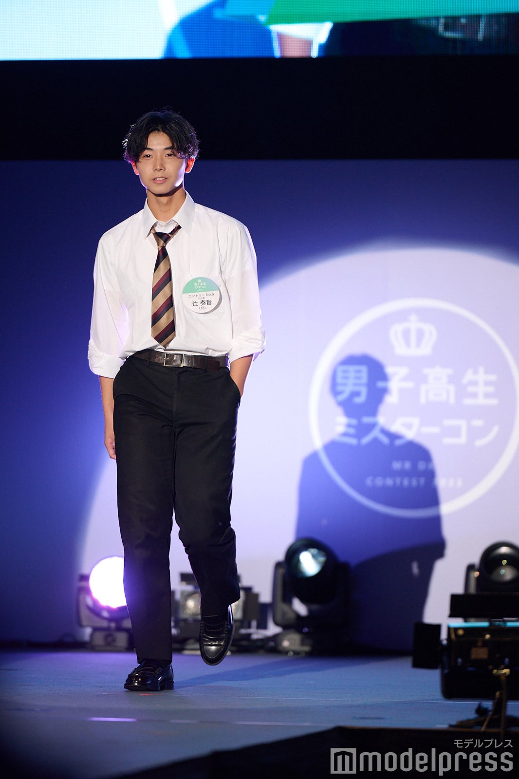 辻奏音くん「男子高生ミスターコン2023」ファイナル審査の様子（C）モデルプレス