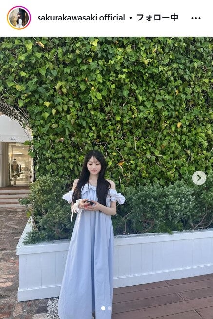 川崎桜Instagramより