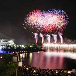 12月23日24日には花火も打ち上げられる／横浜・八景島シーパラダイス