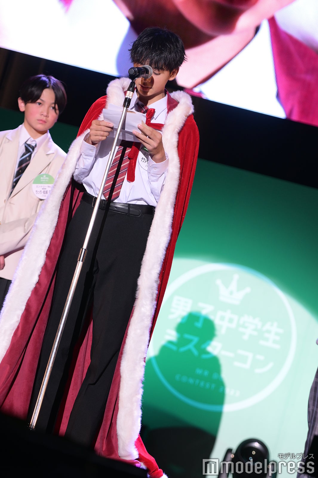 「男子中学生ミスターコン2023」初代グランプリに輝いた「竹内琉斗」くん（C）モデルプレス