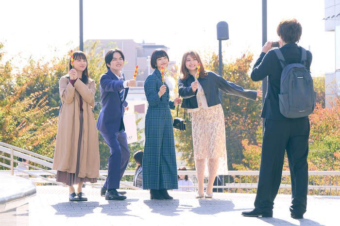 清原果耶、望月歩、見上愛、吉川愛「マイダイアリー」第7話(C)ABCテレビ