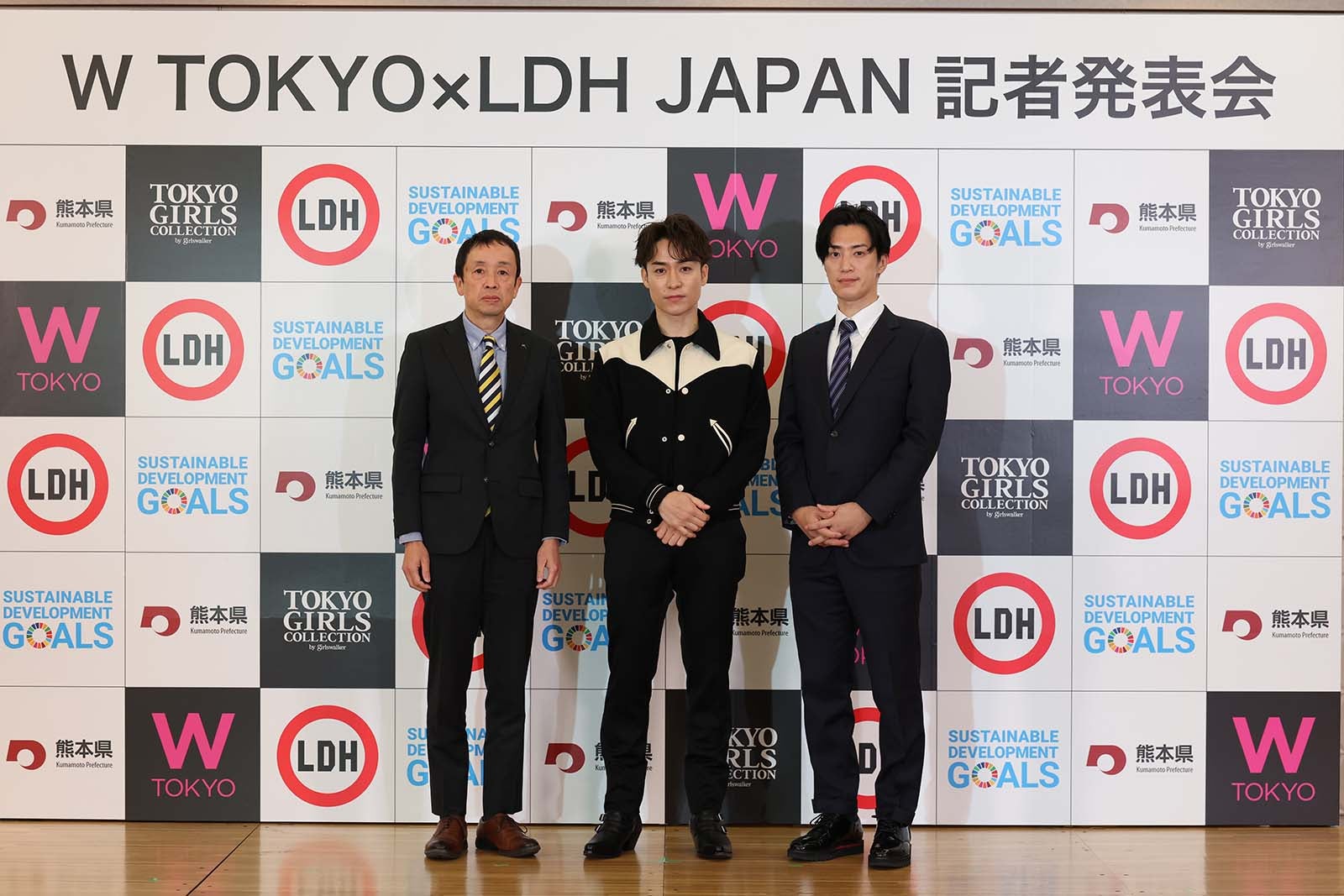 TETSUYAら（C）W TOKYO×LDH JAPAN 記者発表会