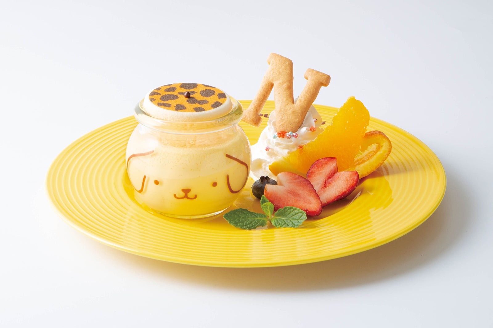 サンリオ ポムポムプリンカフェ プリン＆マカロン アウトレット マスコット