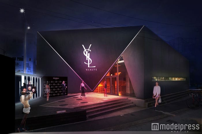 会場外観イメージ夜/画像提供・イヴ・サンローラン・ボーテ