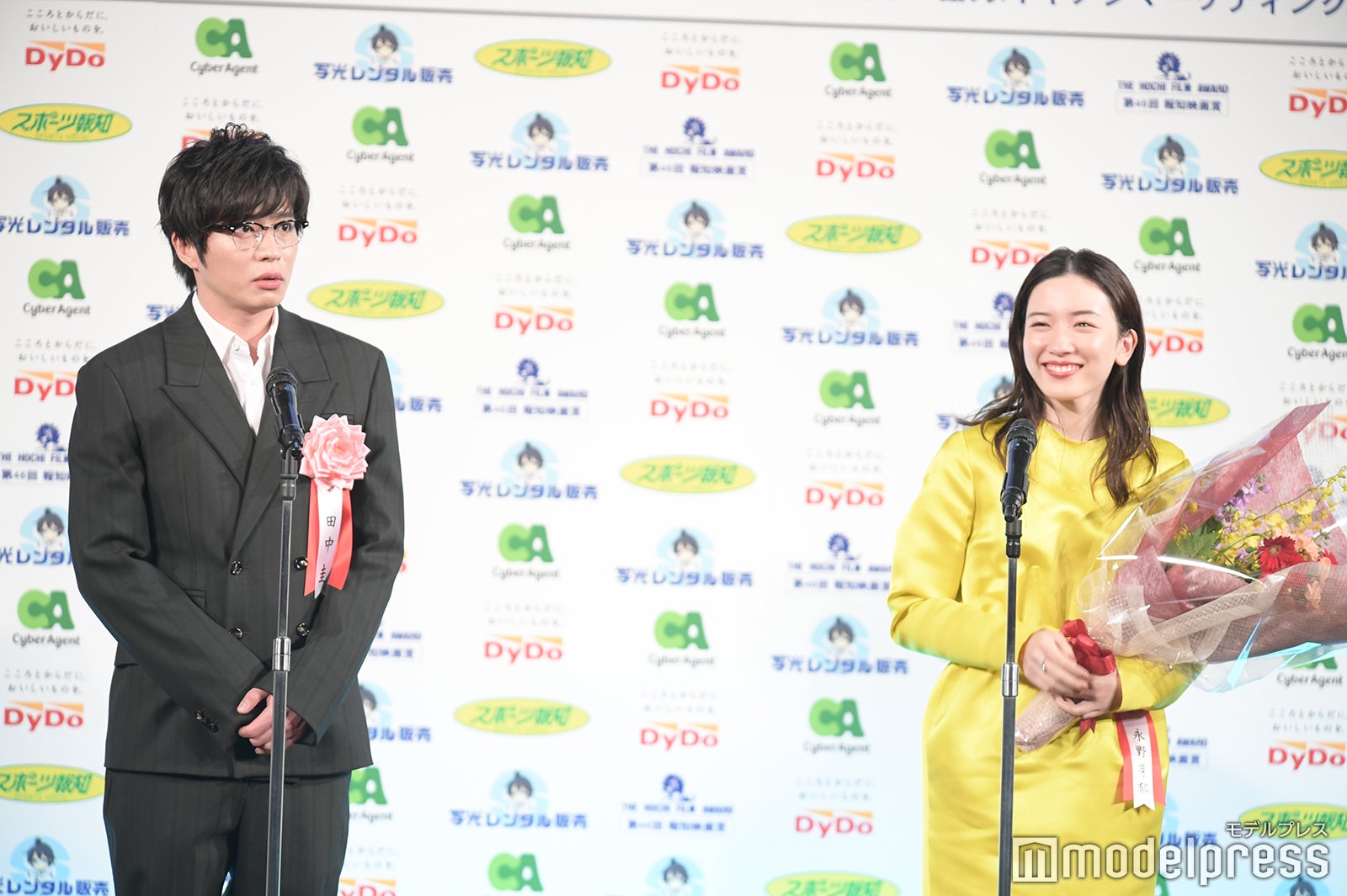 田中圭、永野芽郁（C）モデルプレス