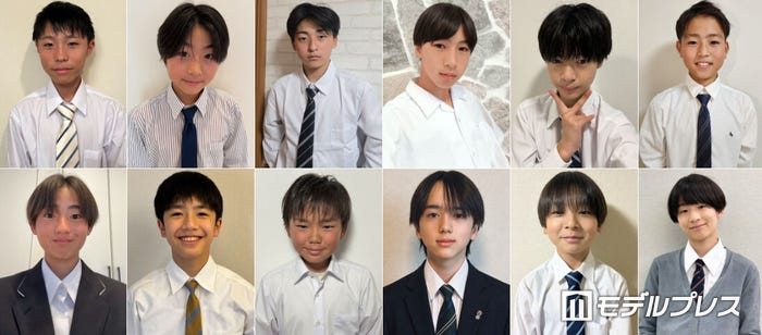 「中一ミスターコン2026」候補者の一部(提供写真)
