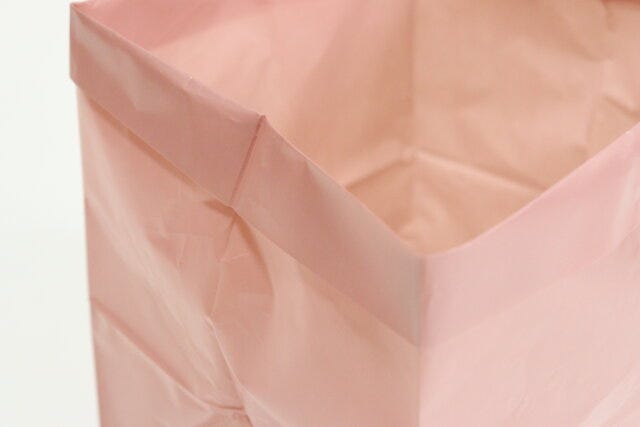 セリア　自立型卓上ゴミ袋