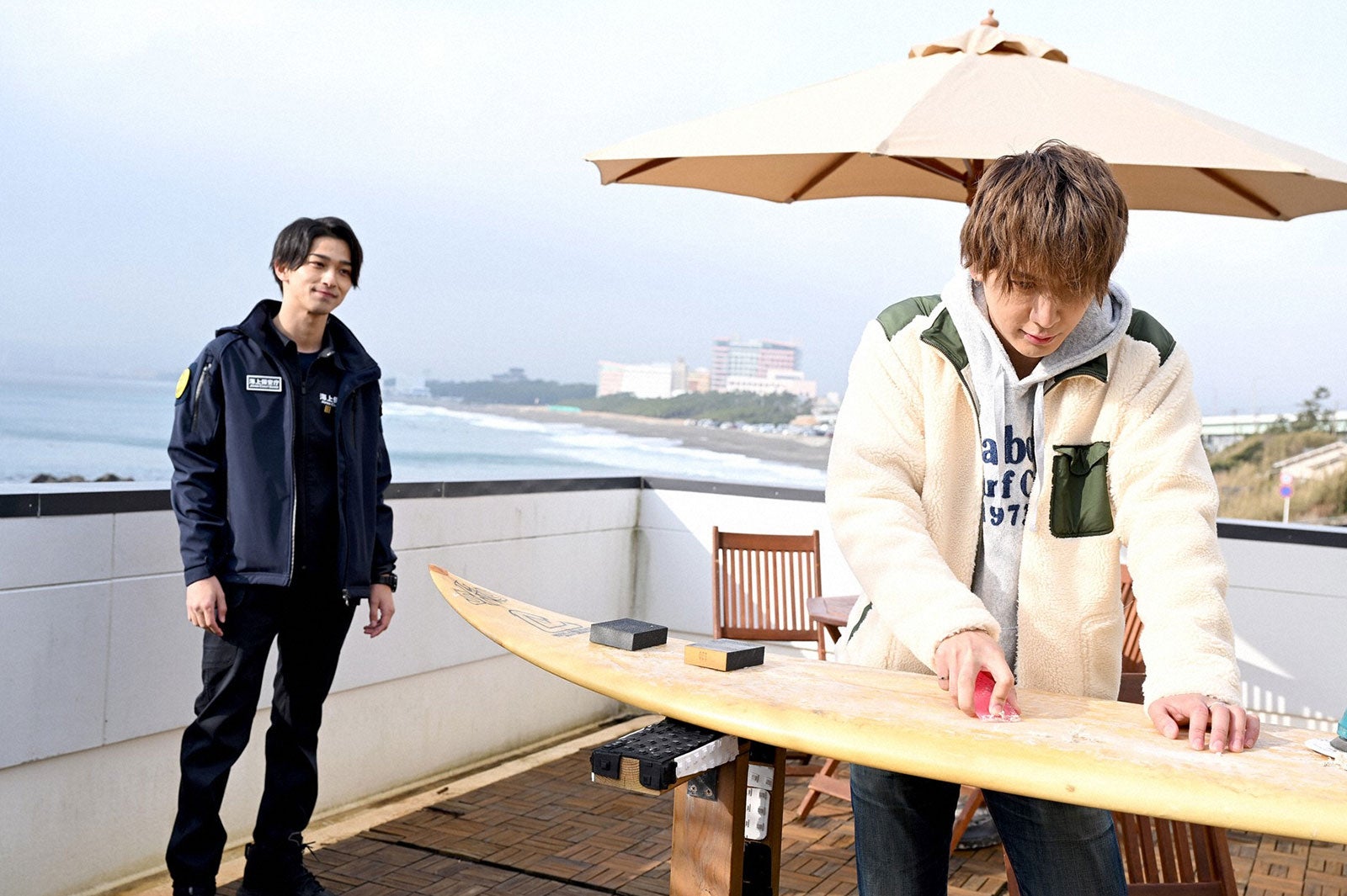 横浜流星、藤井流星／「DCU」第5話より（C）TBS