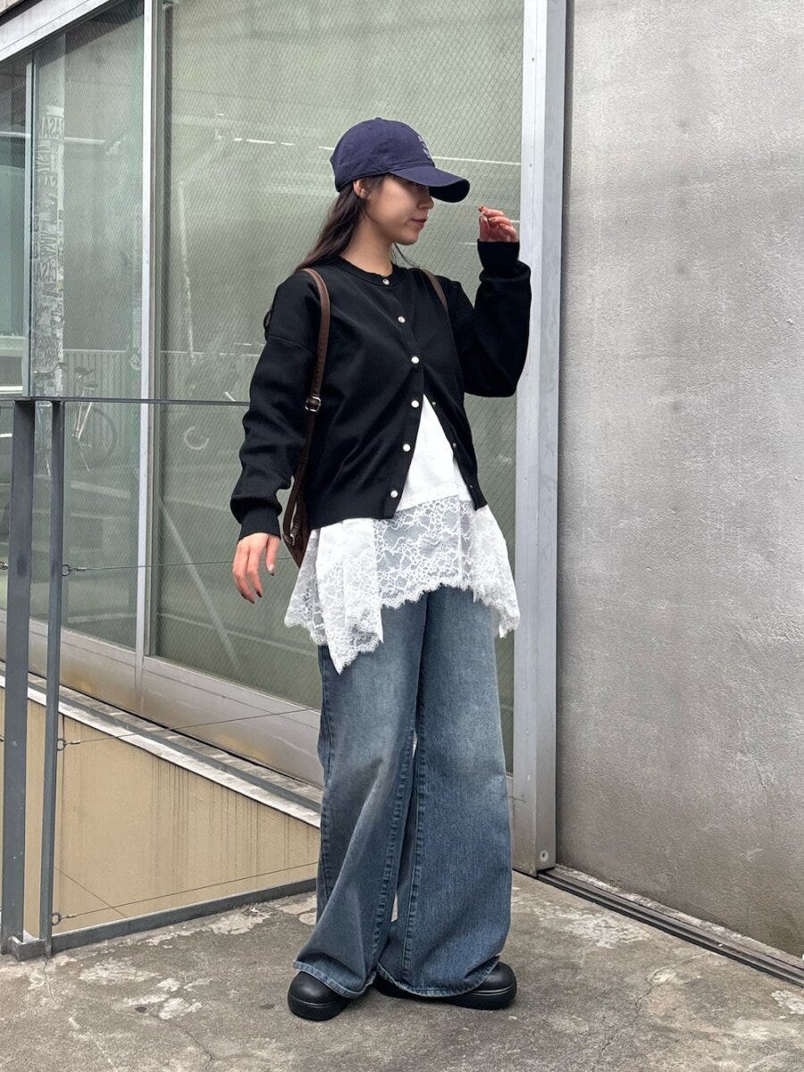 カーディガンコーデ4