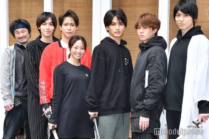 (左から)吉田智則、神永圭佑、味方良介、今泉佑唯、瀬戸利樹、高橋龍輝、小松準弥(C)モデルプレス