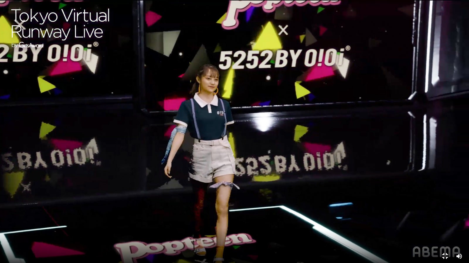あやみん（C）Tokyo Virtual Runway Live by GirlsAward （C）AbemaTV, Inc.