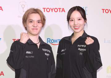 しょまりん 膨大メディア数にびっくり「シングルでも経験ない」宇野は肉体改造3キロ増量「真凜が安心できる土台に」カップル結成後初の公開練習