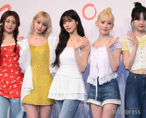 LE SSERAFIM、200人限定イベント登場で歓声沸く SAKURAは幼少期の思い出明かす