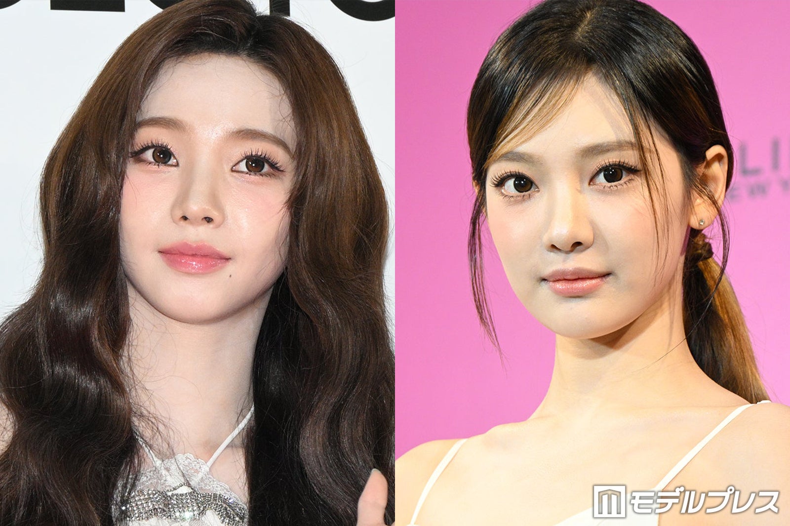 aespaニンニン＆カリナ、美肌輝くキャミ姿2ショットに熱視線「デコルテが綺麗すぎる」「仲良しで微笑ましい」