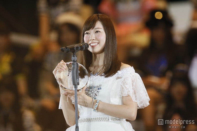 NMB48渡辺美優紀が選抜復帰 “ライバル”山本彩への本音も「ダメかなって思うこともあった」＜第7回AKB48選抜総選挙＞