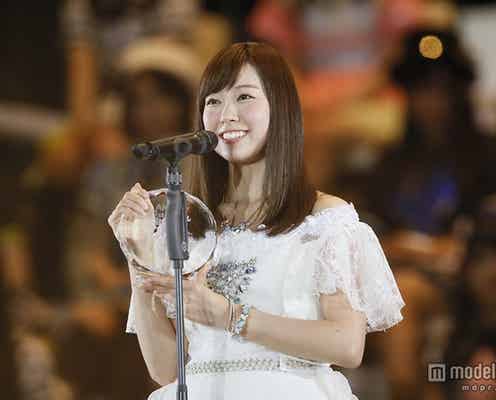 NMB48渡辺美優紀が選抜復帰 “ライバル”山本彩への本音も「ダメかなって思うこともあった」<第7回AKB48選抜総選挙>