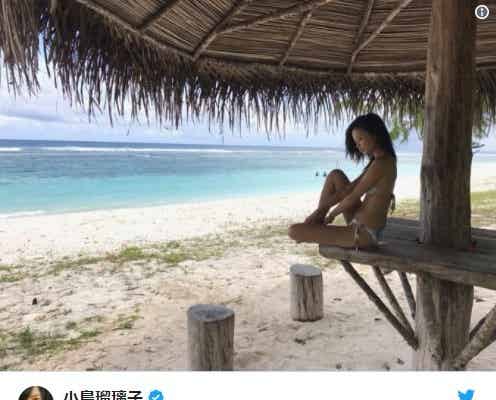 小島瑠璃子、色っぽ美ボディ放出 胸元SEXYビキニショットに「ドキドキです」