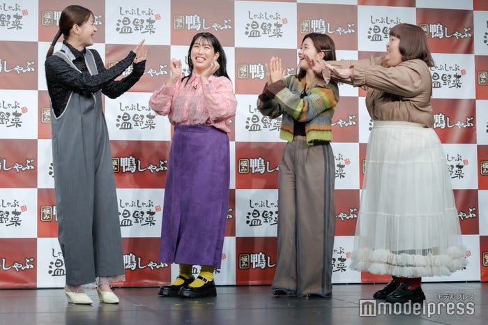 松本若菜、ゆめっち、福田麻貴、かなで(C)モデルプレス