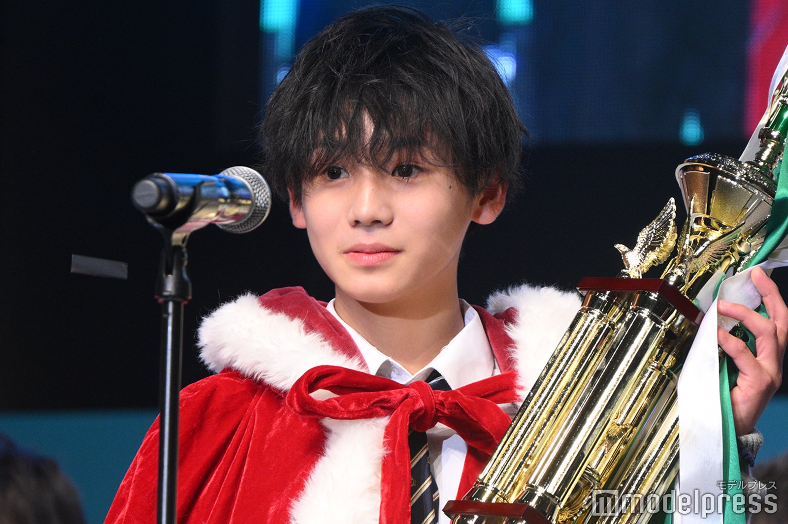 「男子中学生ミスターコン2024」グランプリに輝いた井原泰知くん（C）モデルプレス