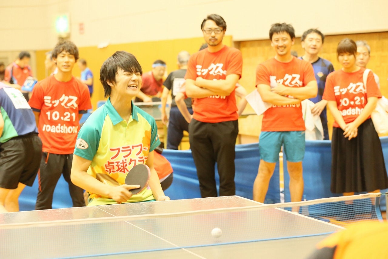 試合中の表情にドキッ（C）2017『ミックス。』製作委員会