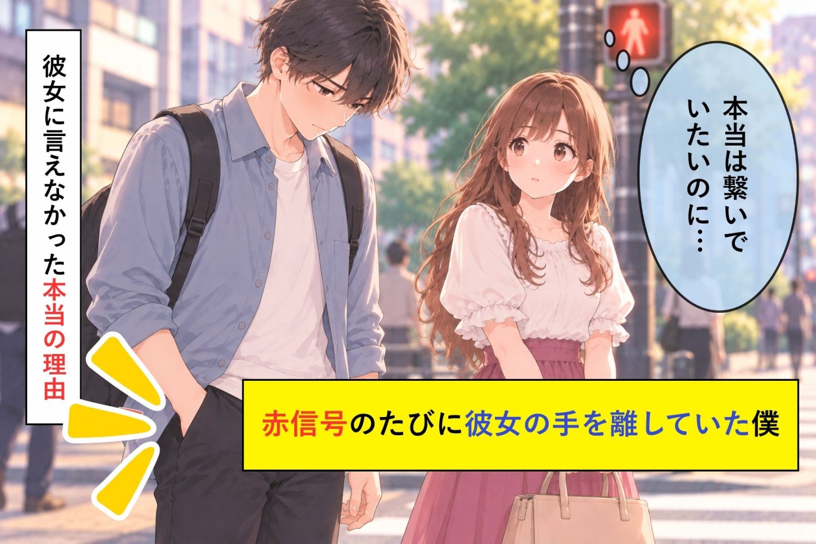赤信号のたびに彼女の手を離していた僕が、改札で「いつも、ありがとう」と言った理由