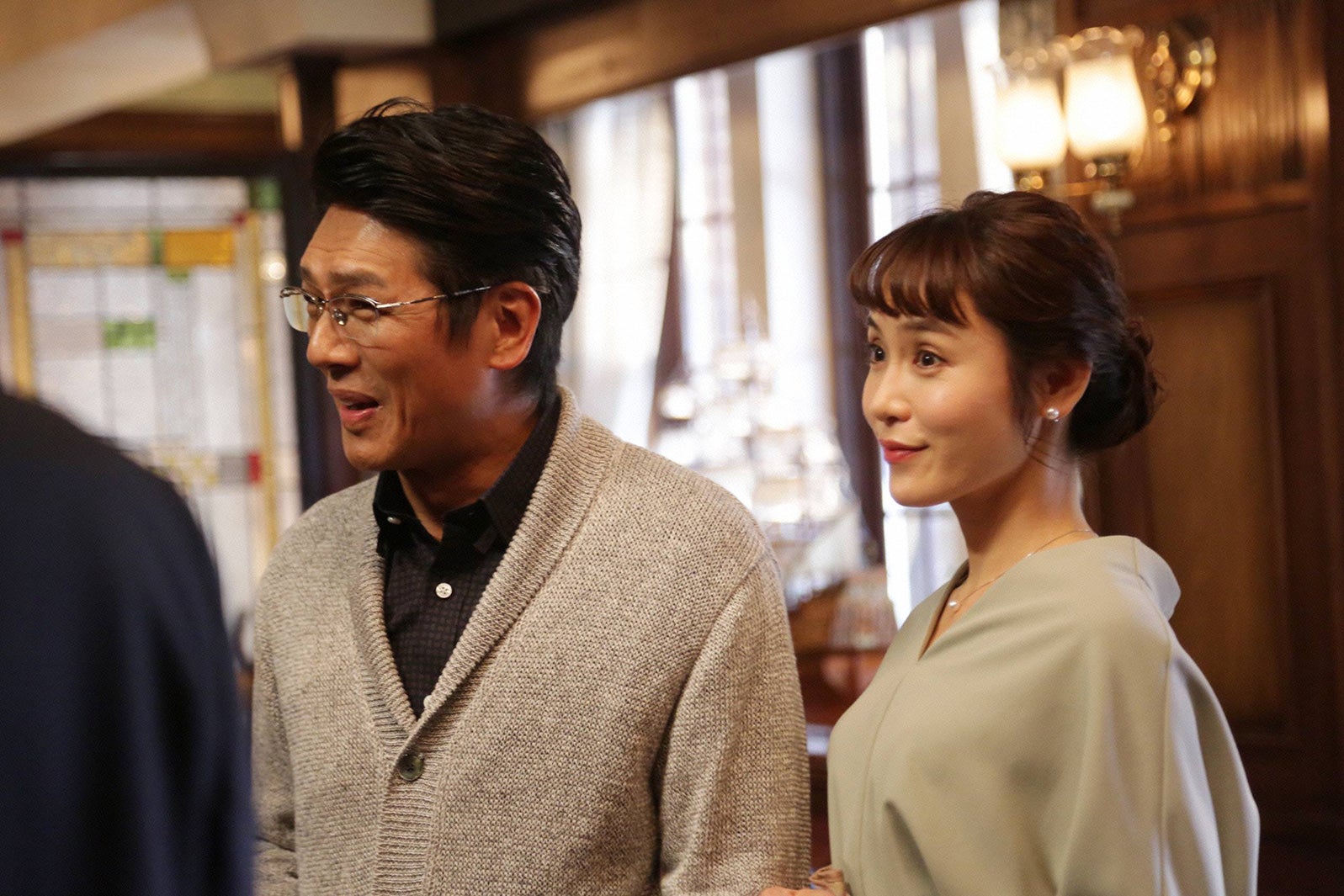 高橋克典、山口紗弥加／「モンテ・クリスト伯 ー華麗なる復讐ー」第3話より（C）フジテレビ