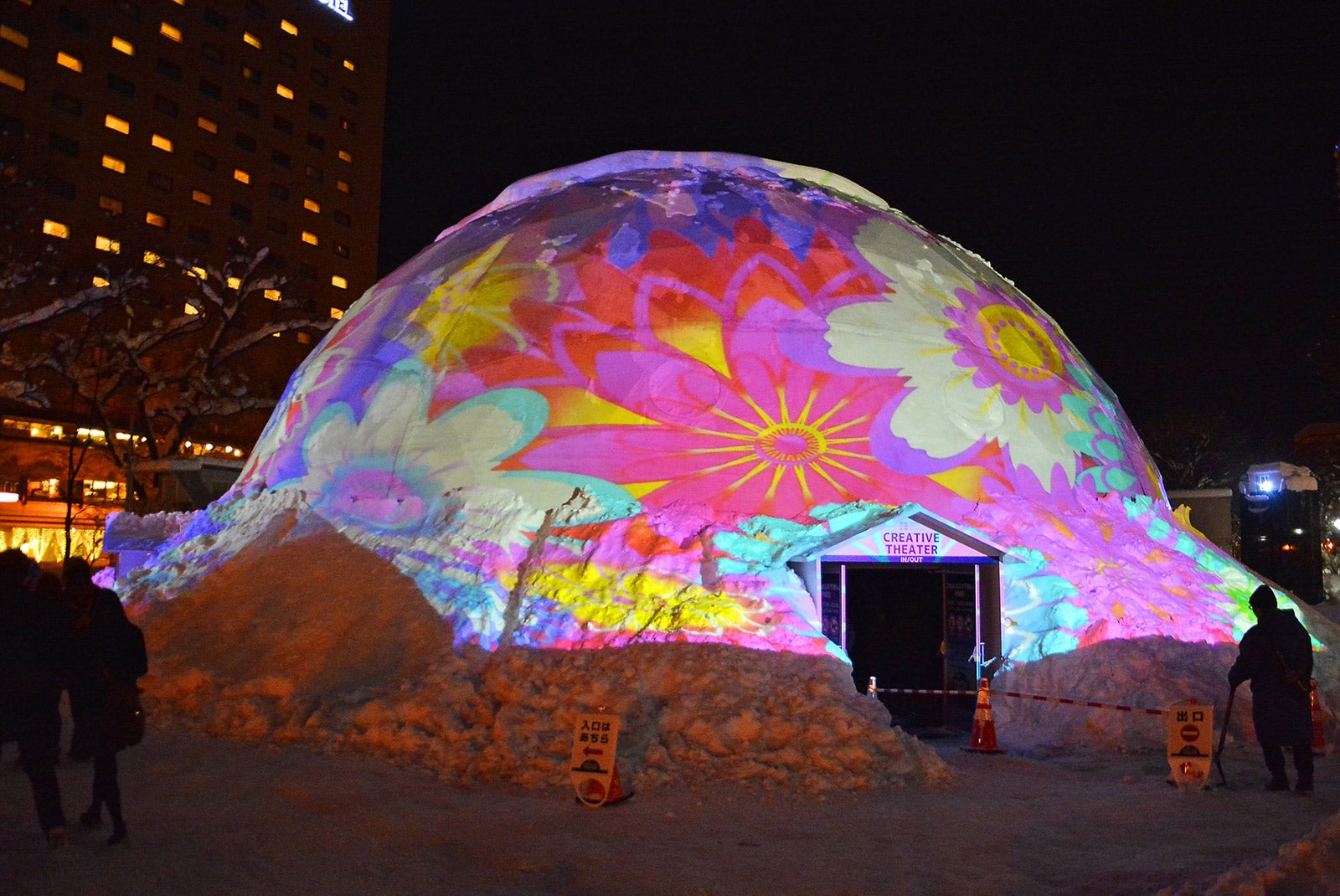 大通8丁目会場／画像提供：さっぽろホワイトイルミネーション実行委員会事務局