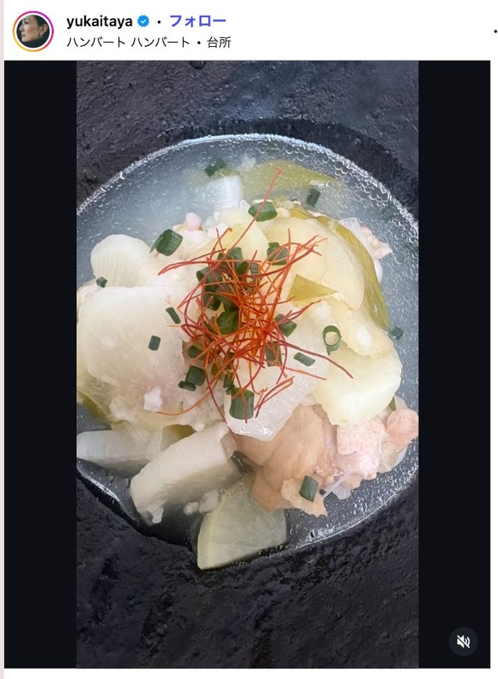 板谷由夏Instagramより