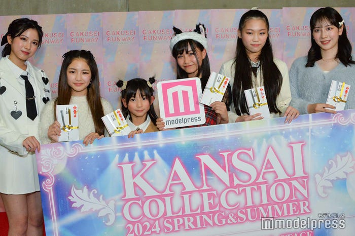 「GAKUSEI RUNWAY」グランプリ受賞者/芳川真知さん、安田心愛さん、千原祐来さん、中川乙葉さん、澤井徠瑠さん、奥穂乃香さん(C)モデルプレス