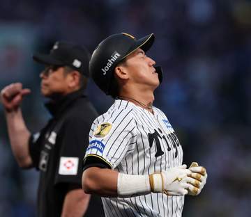 阪神 ドラフト1位・立石の甲子園初打席は遊ゴロ 虎党からは大きな歓声浴びる 猛虎打線は二回までマラーに苦戦で4三振